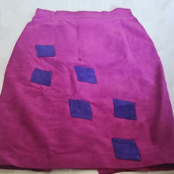 Danier Vintage Pink Pencil Skirt Knee-Length Cocktail - Picture 14 of 16